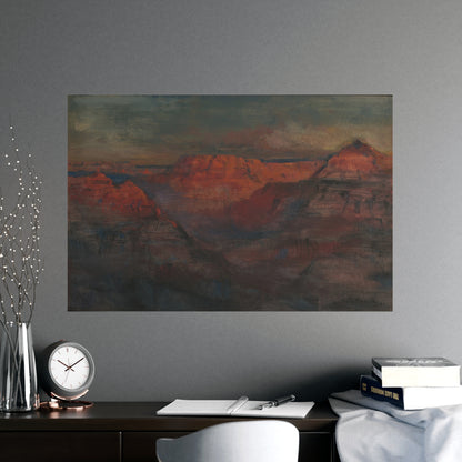 Grand Canyon Afterglow - American West Fine Art Poster