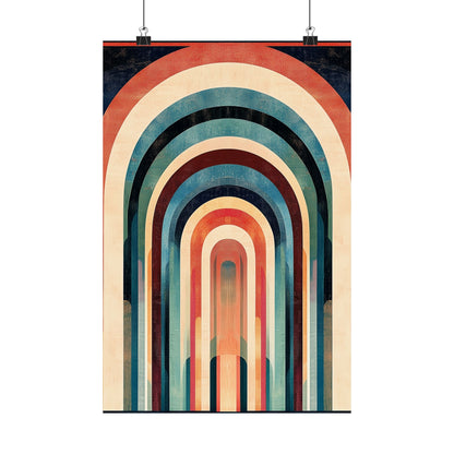 Doors of Perception Fine Art Print - Arches 11:11 - Bauhaus - Bohemian Wall Art - Modern Art - Matte Vertical Poster