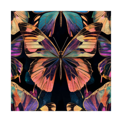 Vibrant Boho Butterflies Fine Art Pint - Matte Poster - Colorful Wall Art for Nature Lovers