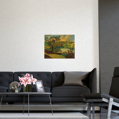 Stylized Landscape - Modern Abstract Fine Art Poster