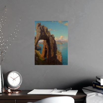 Natural Arch at Capri - Italian Coast Fine Art Poster