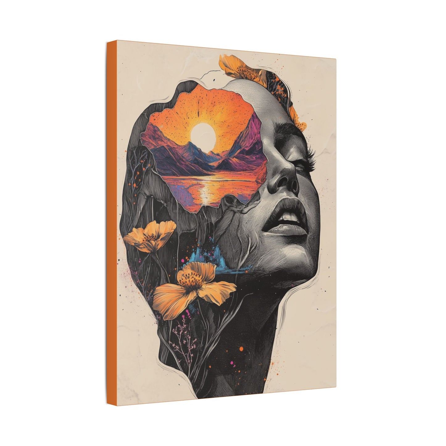 Beauty is in the Eye of the Beholder  - Fine Art Print on Canvas