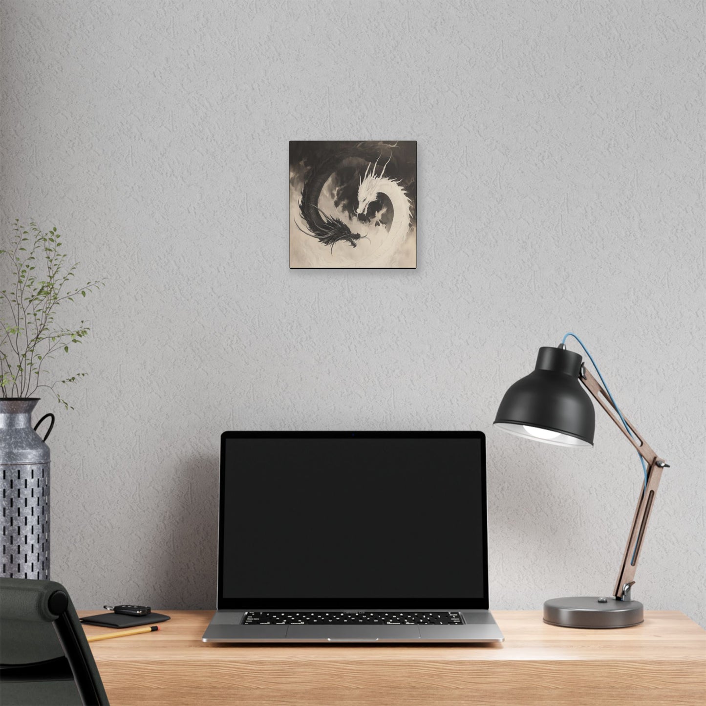 Yin & Yang - Dragon Art Collection -  Fine Art Print on Canvas