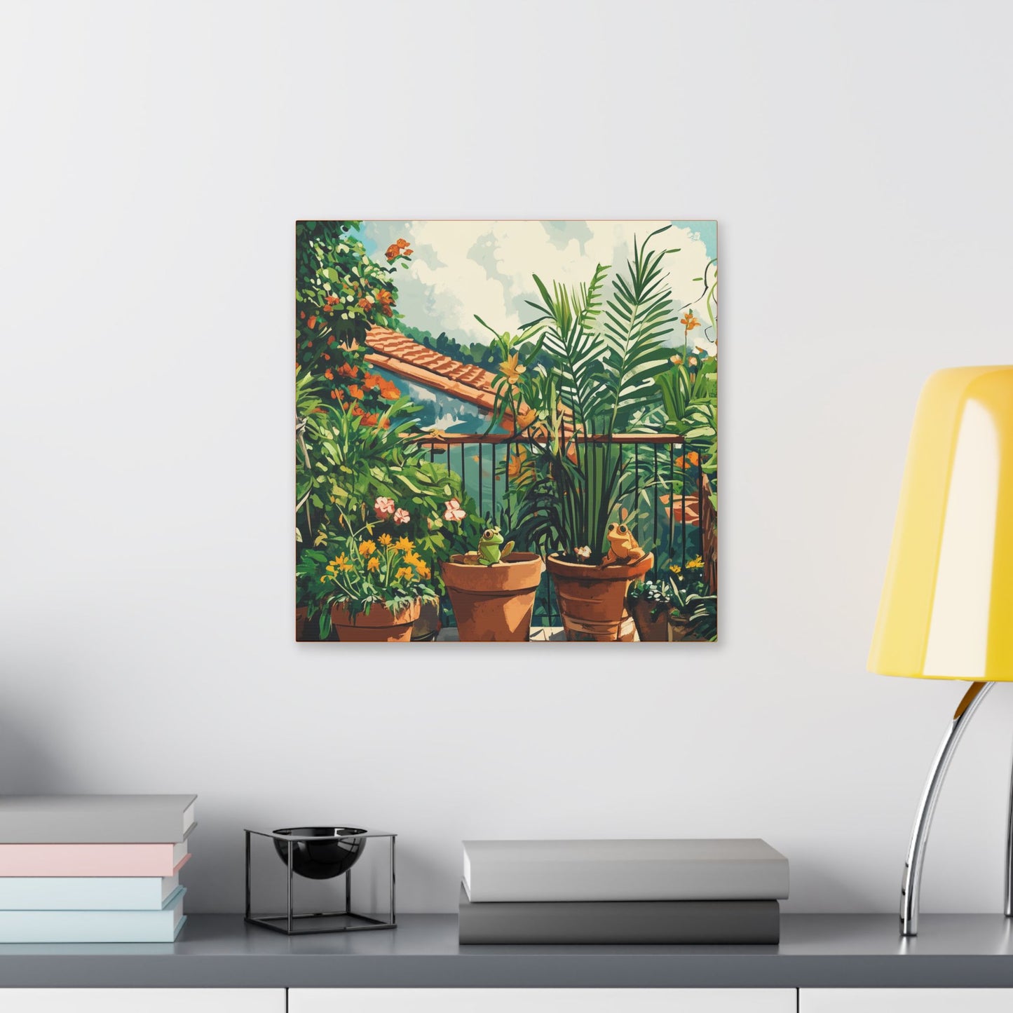 Room with a View - Let's Stay on Vacay Series- Fine Art Print on Canvas