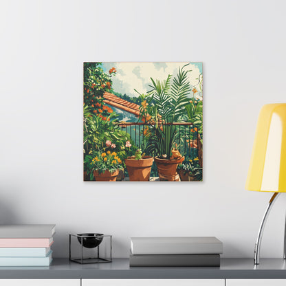 Room with a View - Let's Stay on Vacay Series- Fine Art Print on Canvas