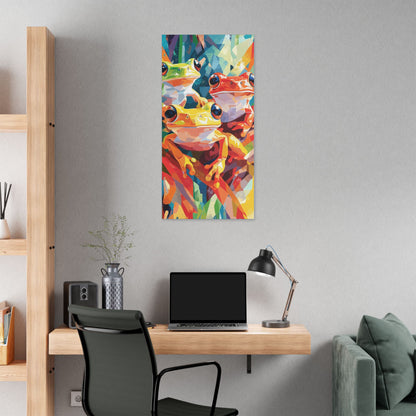 Frogs are Friends - Delight in Nature Series - Fine Art Print on Canvas
