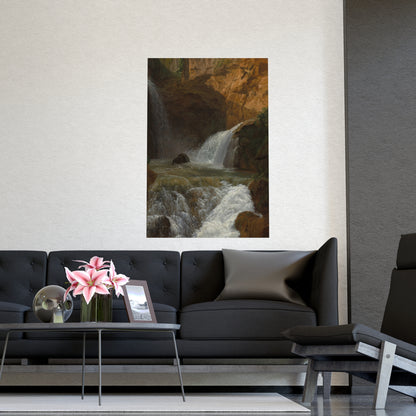 Waterfalls at Tivoli - Italian Landscape Fine Art Poster