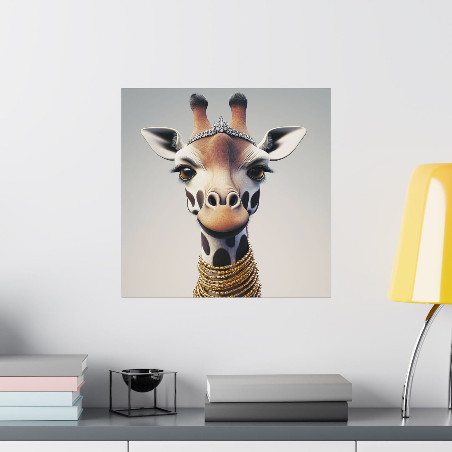 Adventure Awaits - His & Hers Giraffe Fine Art Prints (A) - Whimsical Animals - Home Décor - Wedding Gift