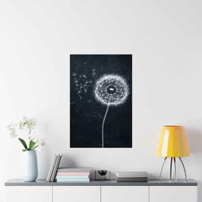 Just Dandy Dandelion Inspirational Fine Art Print