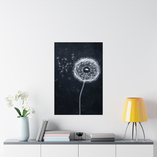 Just Dandy Dandelion Inspirational Fine Art Print