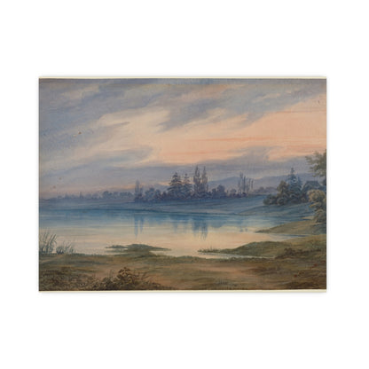 Landscape near Strasbourg - European Pastoral Fine Art Poster