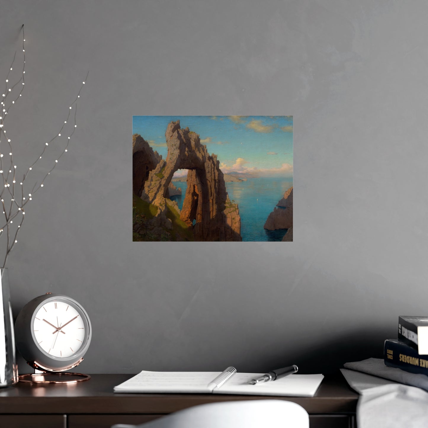 Natural Arch at Capri - Italian Coast Fine Art Poster