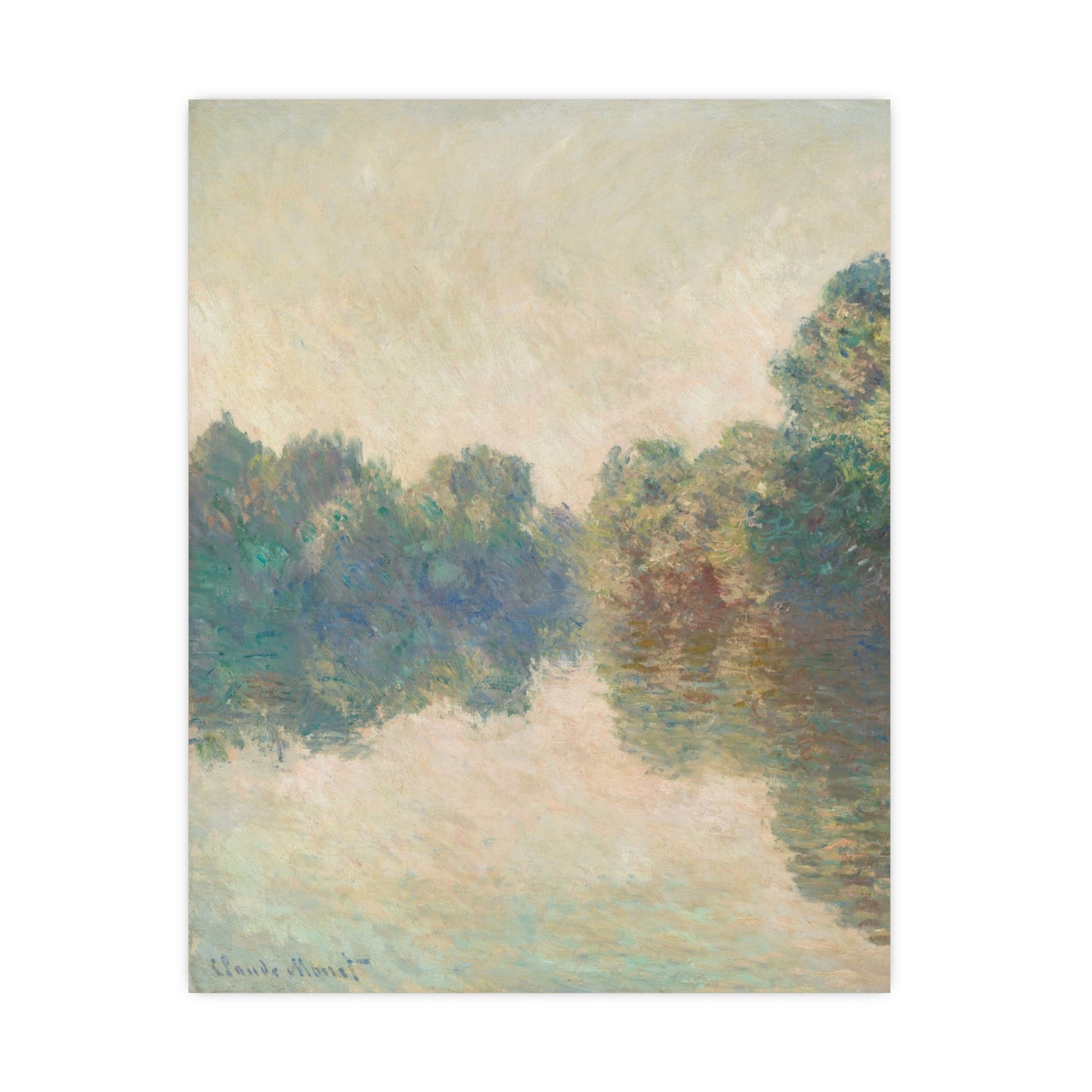 The Seine at Giverny - Monet Fine Art Poster
