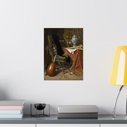 Elegant - Still Life Art - 17th Century Interior Painting - Fine Art Print - Gothic Art - Vintage Fine Art