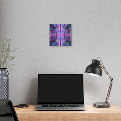 Quantum Glitch on Canvas