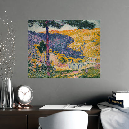 Valley with Fir Shade on the Mountain - Museum Collection - Fine Art Poster