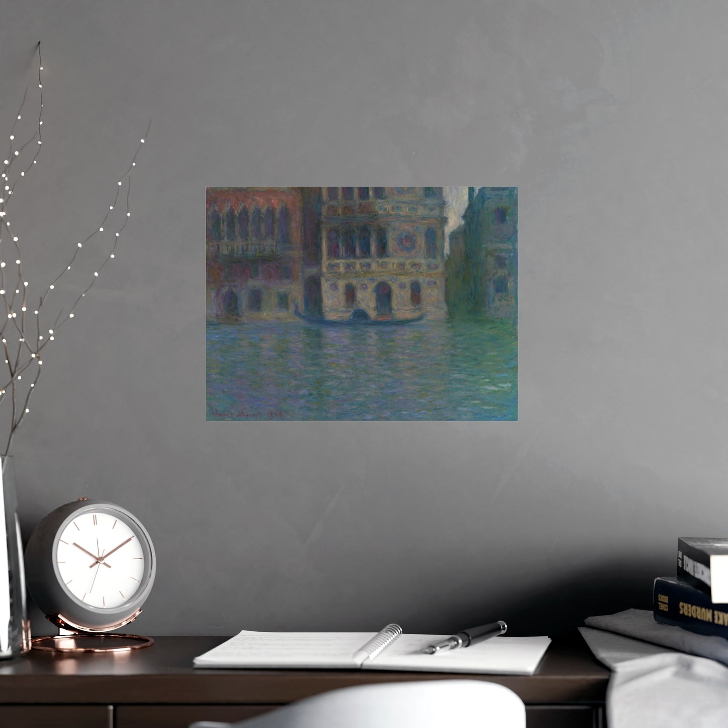 Venice Palazzo Dario - Monet Fine Art Poster