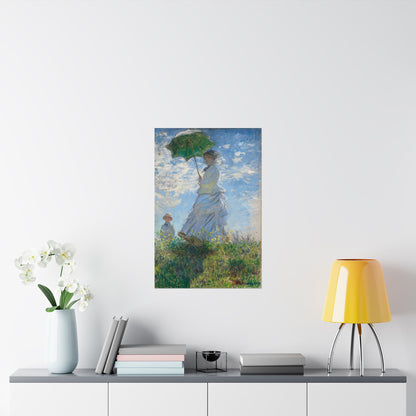 Claude Monet - Woman with a Parasol Fine Art Print