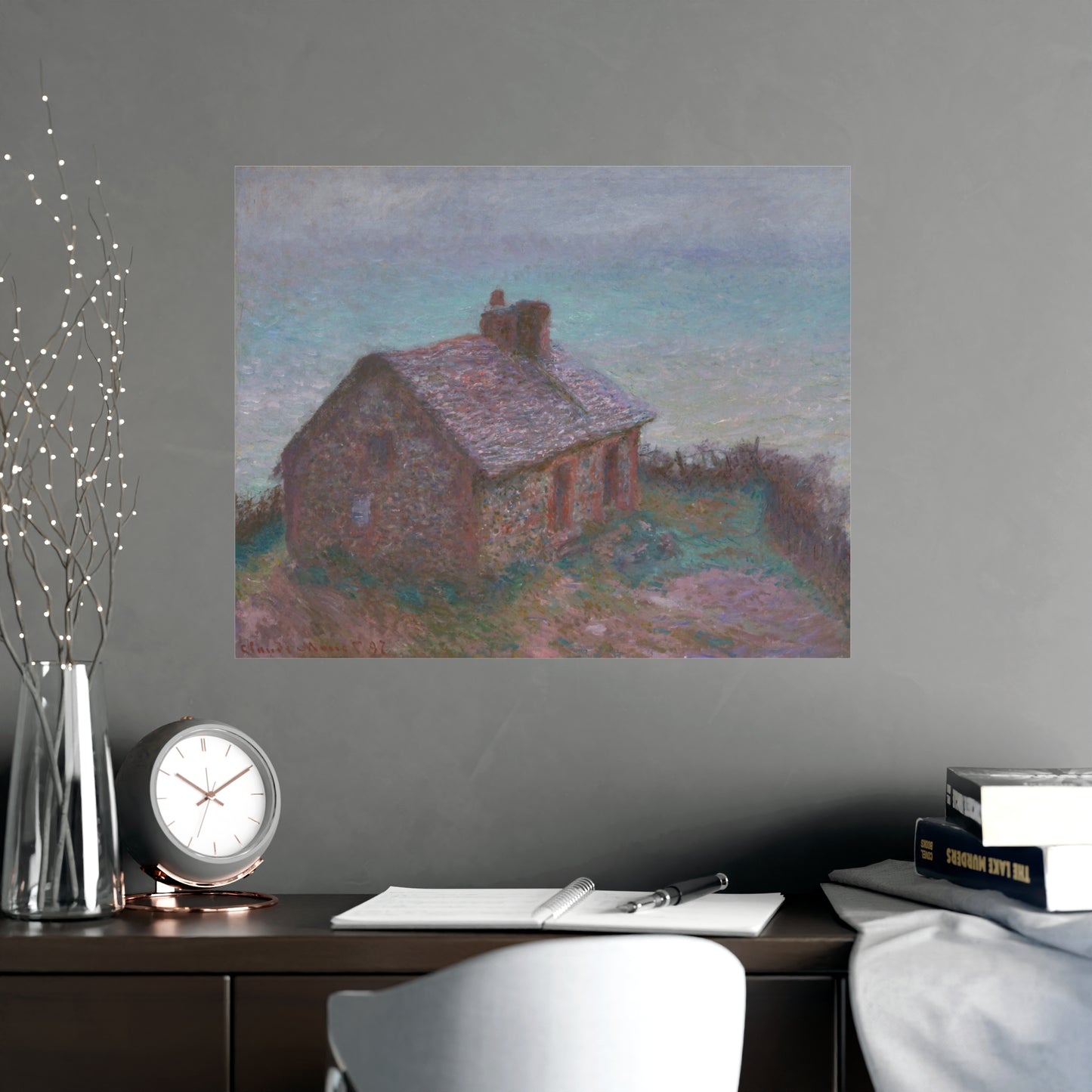 The Customs House at Varengeville - Monet Fine Art Poster