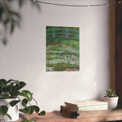 Claude Monet - Japanese Foot Bridge Fine Art Canvas Print