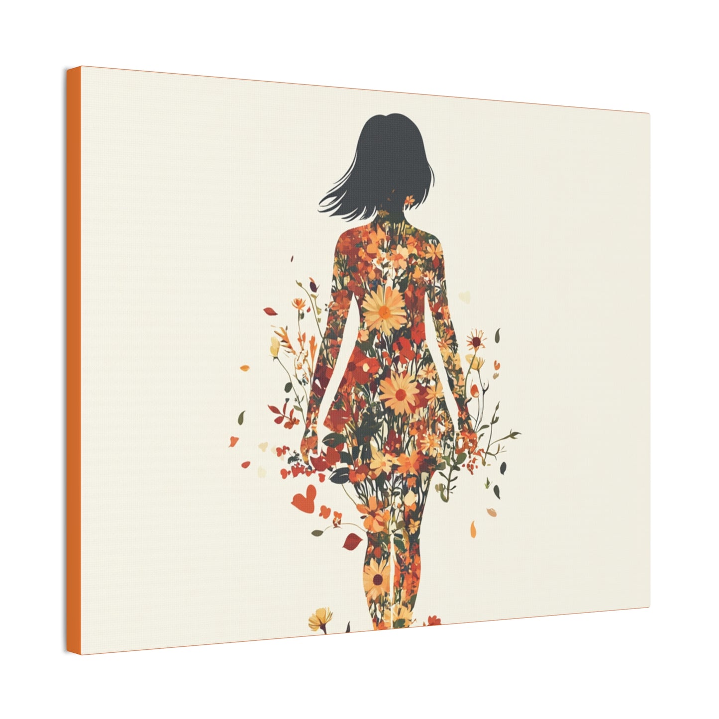 You Belong Among the Wildflowers  - Flower Girl - Print on Canvas