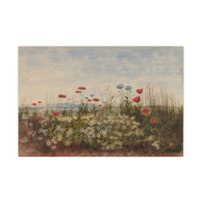 Wildflower Scene - Museum Collection - Fine Art Poster