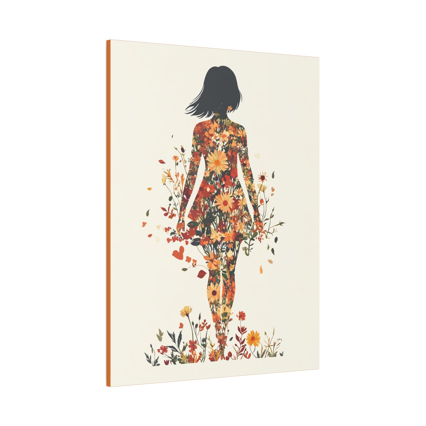 You Belong Among the Wildflowers  - Flower Girl - Print on Canvas