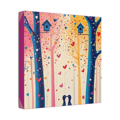 Little Love Birds - Delight in Nature Series - Fine Art Print on Canvas