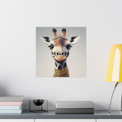 Adventure Awaits - His & Hers Giraffe Fine Art Prints (A) - Whimsical Animals - Home Décor - Wedding Gift