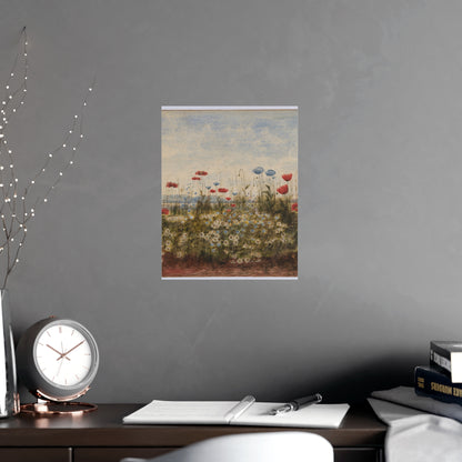 Wildflower Scene - Museum Collection - Fine Art Poster