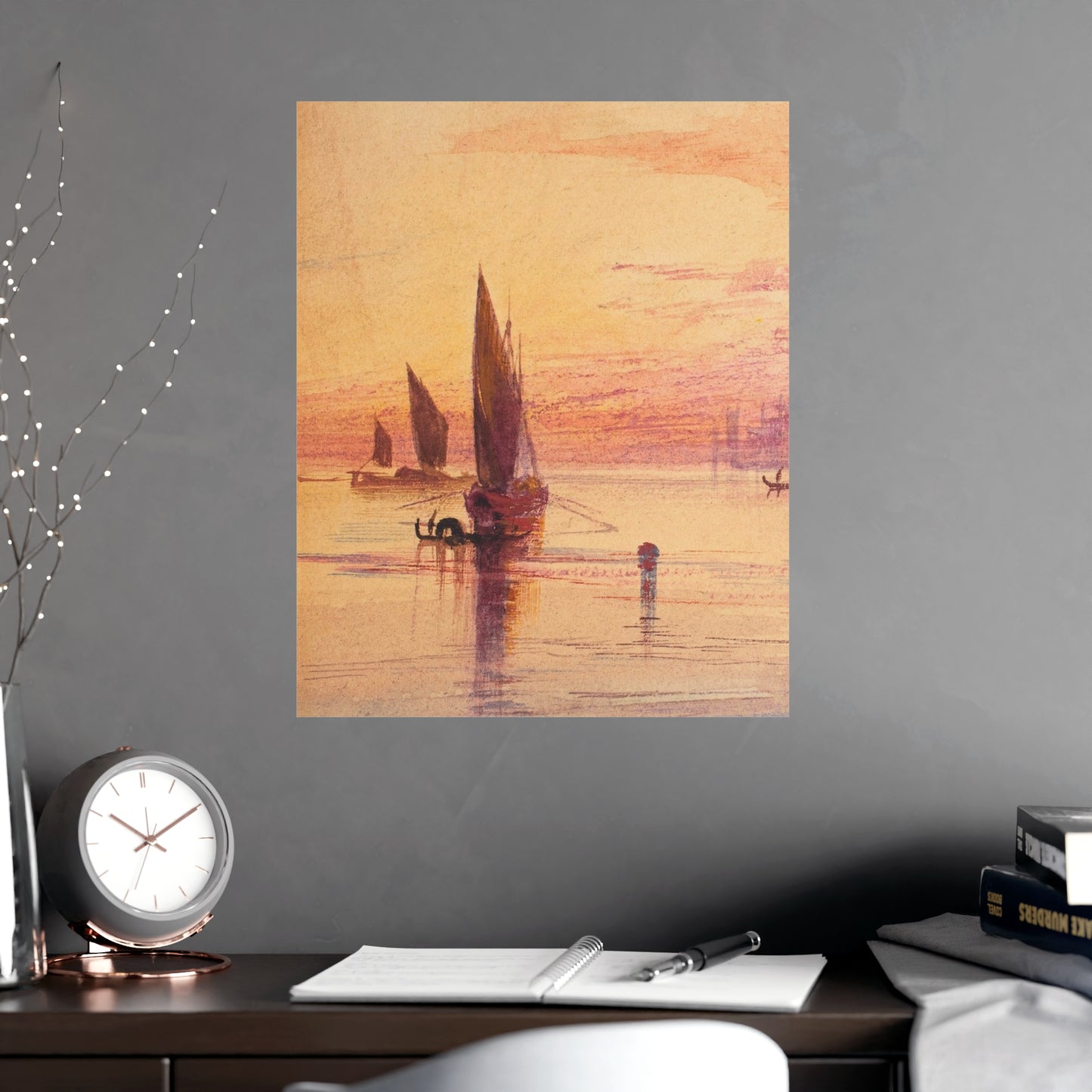 Santa Maria della Salute Venice at Sunset - Fine Art Poster