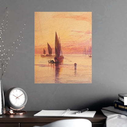 Santa Maria della Salute Venice at Sunset - Fine Art Poster