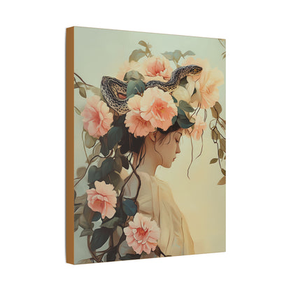 Snake Charmer - Secret Garden Series - Fine Art Print on Canvas
