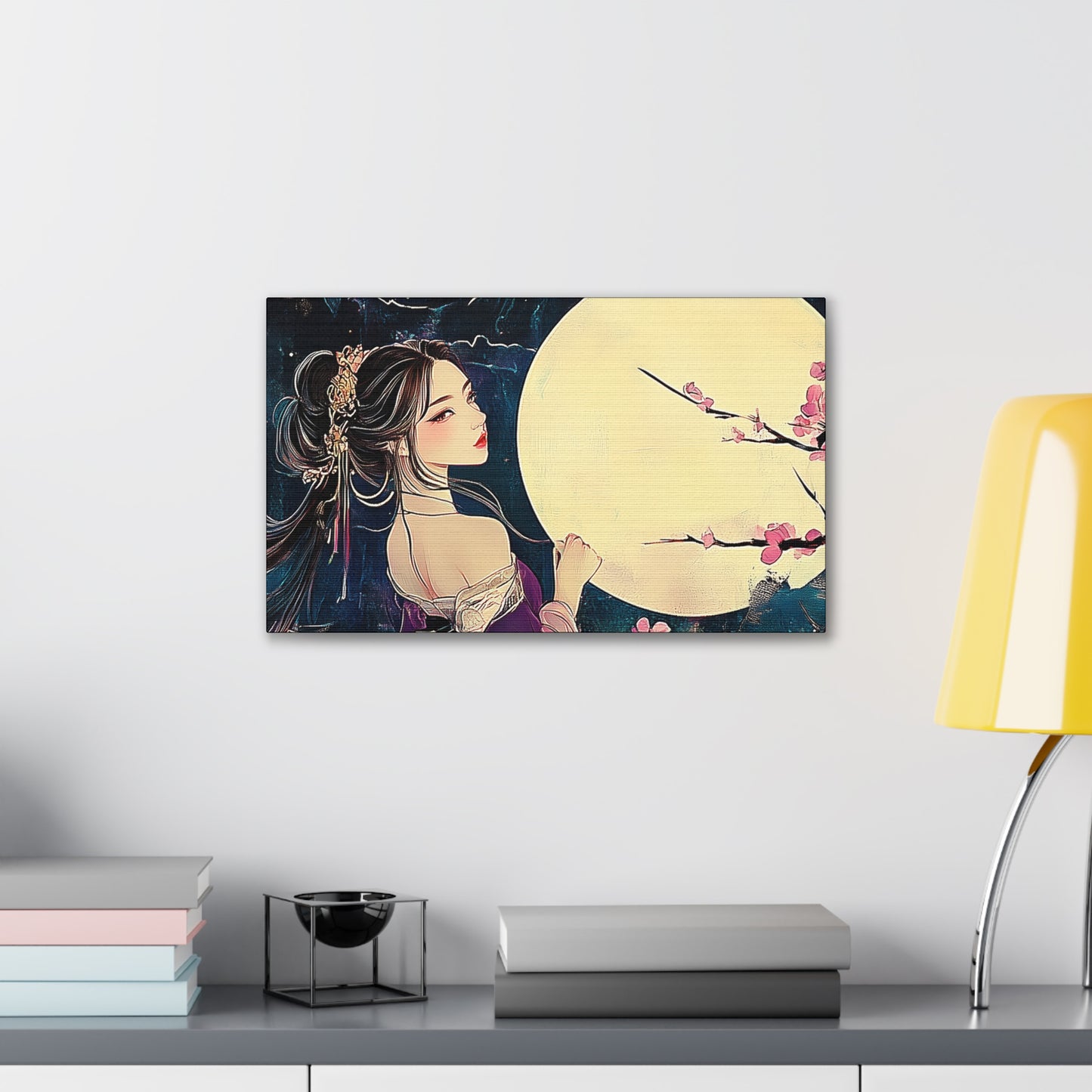 Thinking of You in the Moonlight - Fine Art Print - Wall Art on Canvas