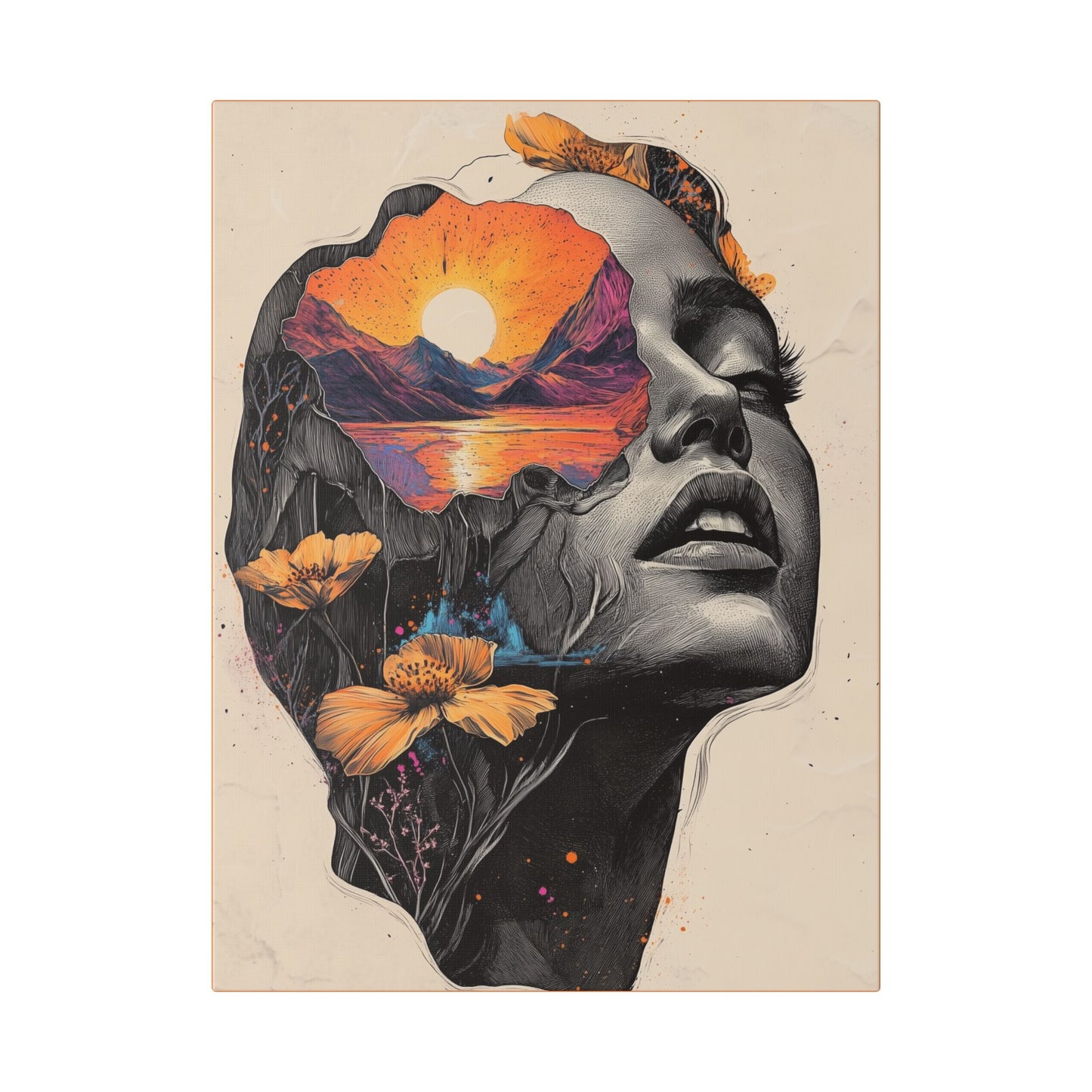 Beauty is in the Eye of the Beholder  - Fine Art Print on Canvas
