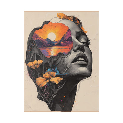 Beauty is in the Eye of the Beholder  - Fine Art Print on Canvas