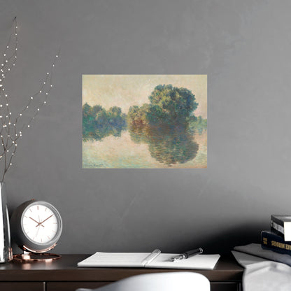 The Seine at Giverny - Monet Fine Art Poster