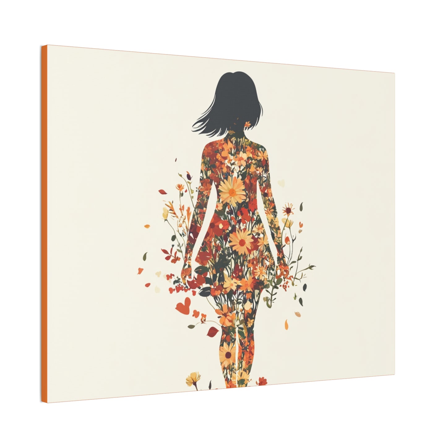 You Belong Among the Wildflowers  - Flower Girl - Print on Canvas