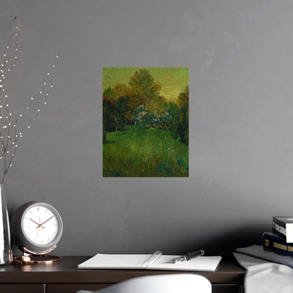 The Poet's Garden - Van Gogh Fine Art Poster