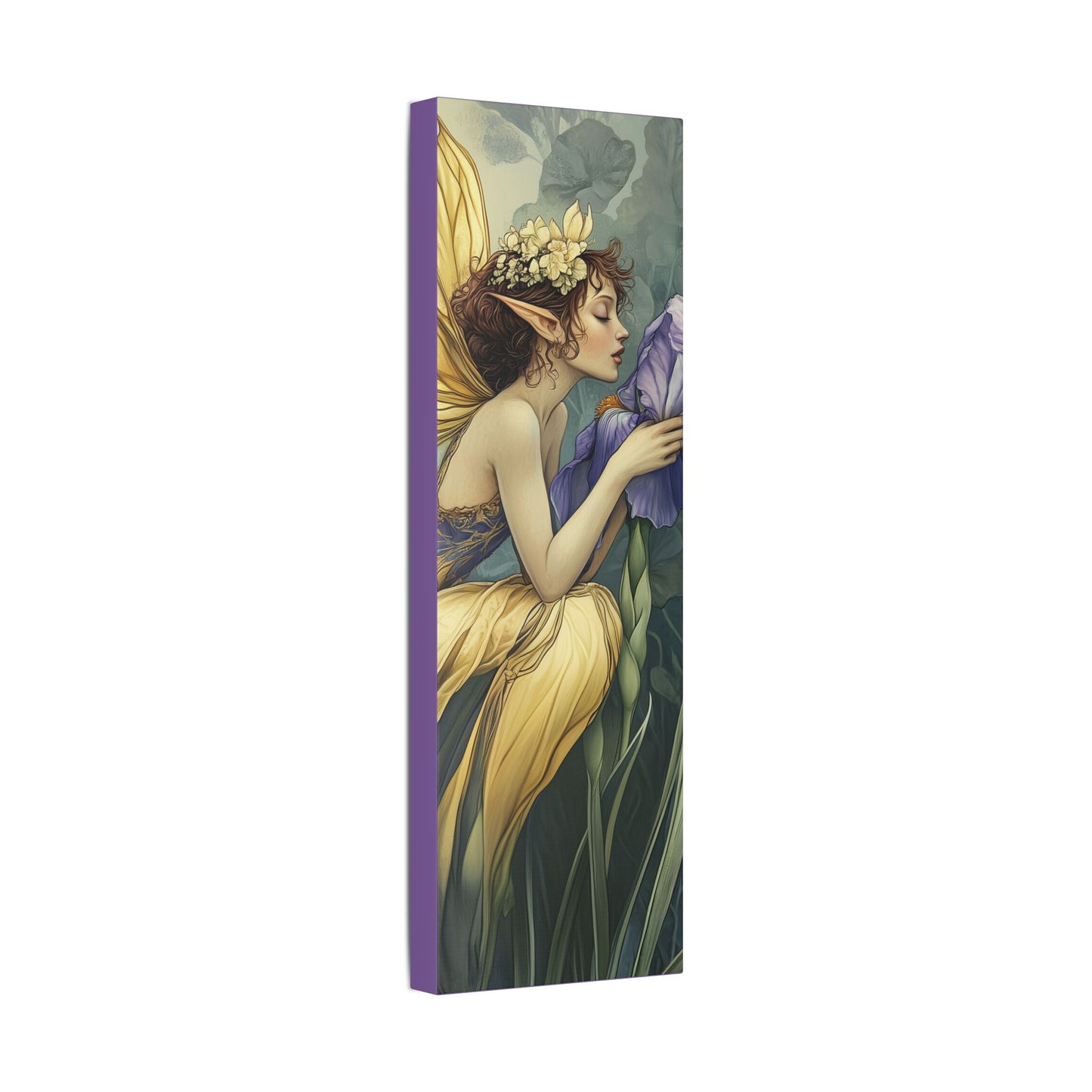 Iris You Were Here - Flowers & Fairies Collection - Fine Art Print on Canvas