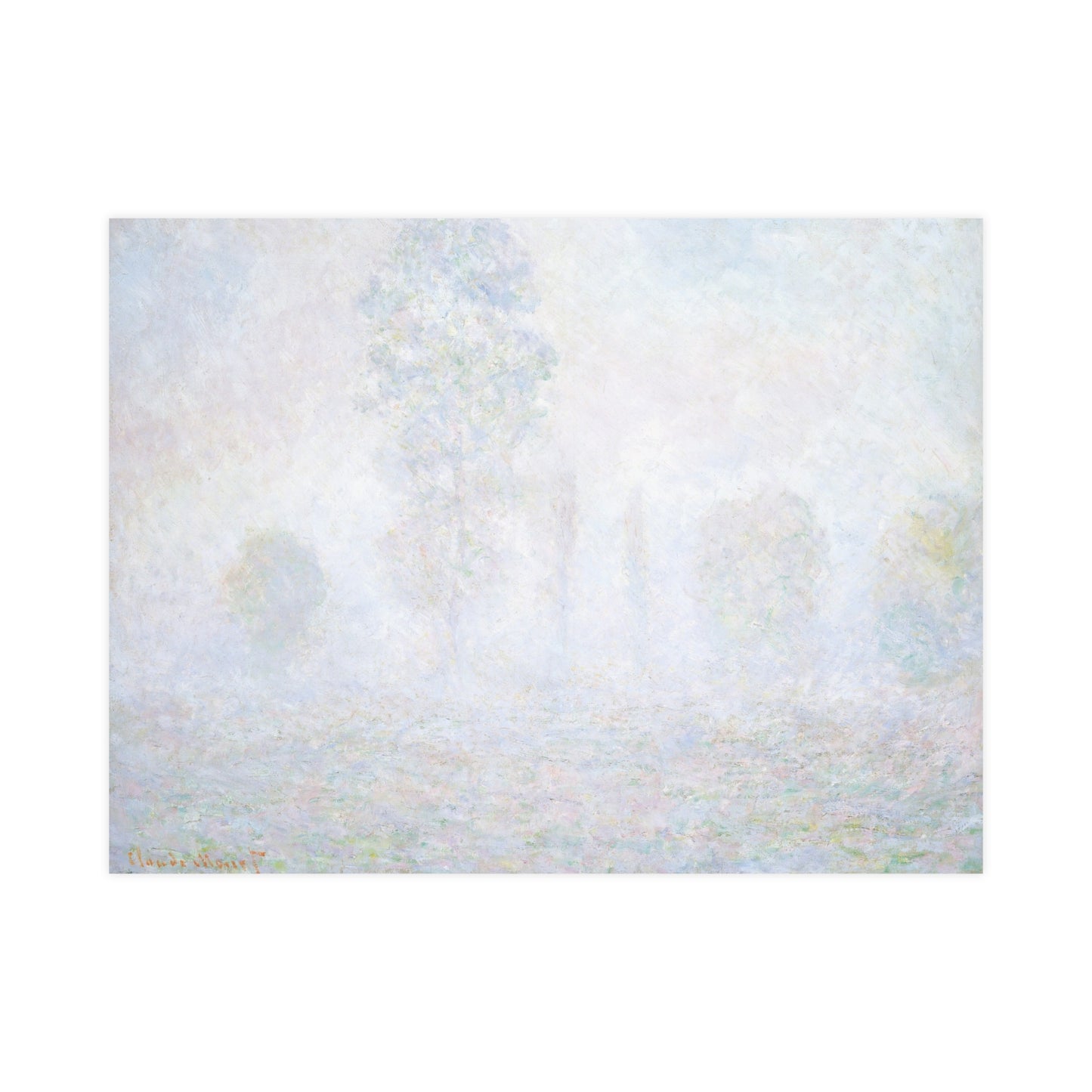 Morning Haze - Monet - Masterworks - Atmospheric Landscape Fine Art Poster
