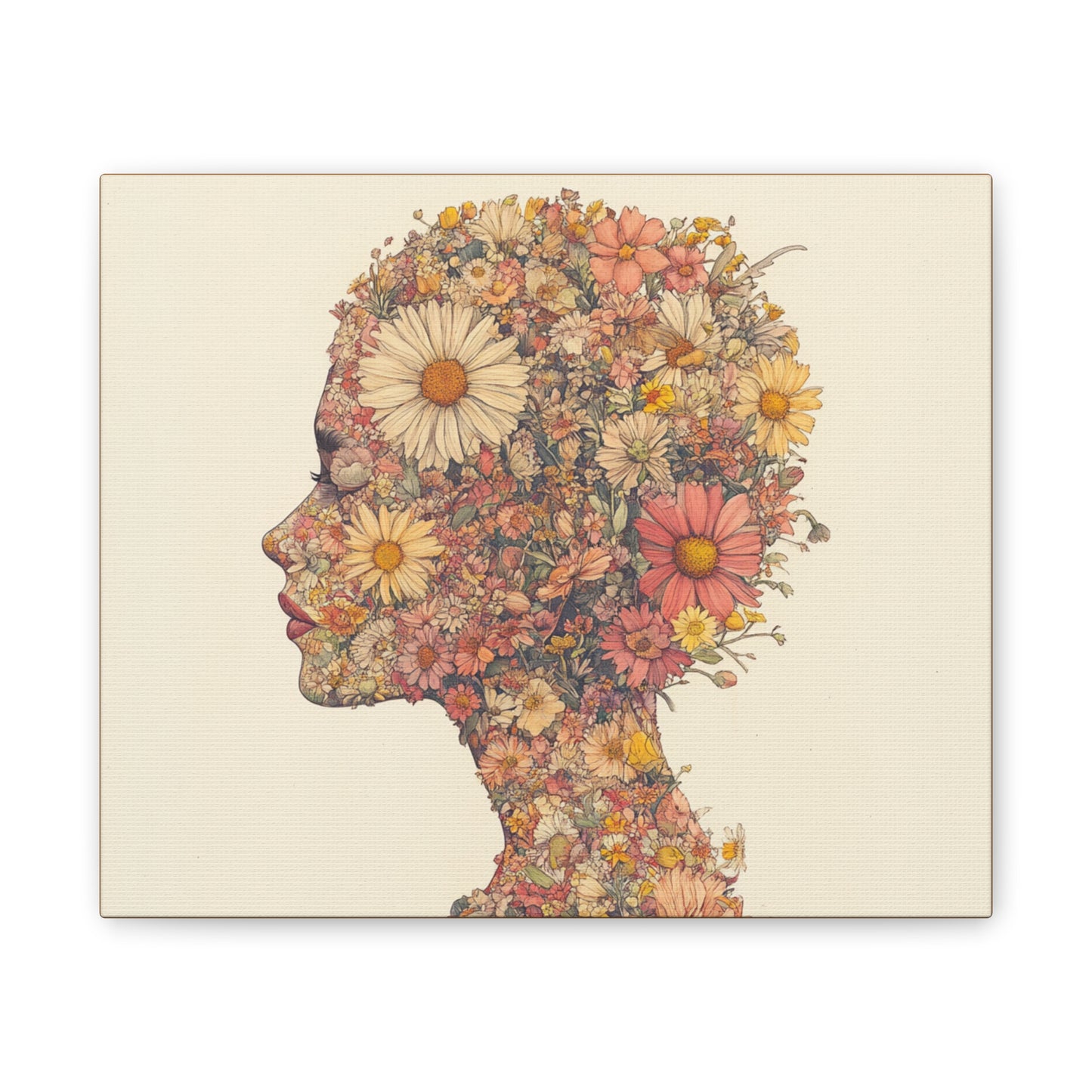 And So She Grew on Canvas