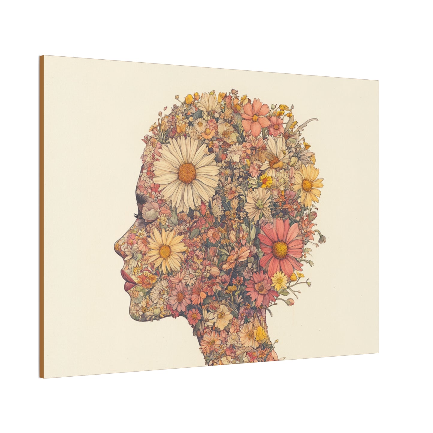 And So She Grew on Canvas