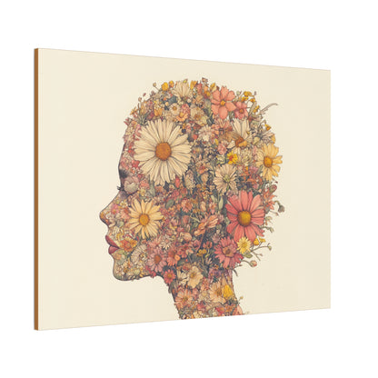 And So She Grew on Canvas