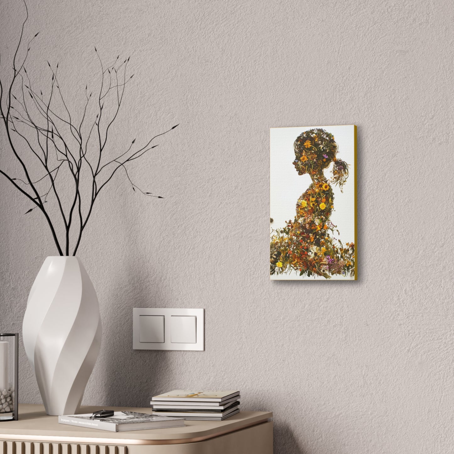 Summers Gone By - Wildflowers Fine Art Print on Canvas