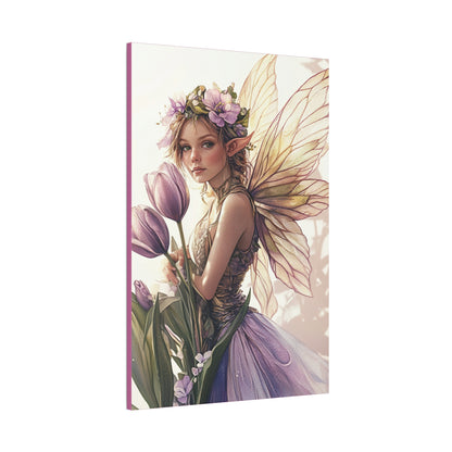 Tuesdays are for Tulips - Flowers & Fairies Collection - Fine Art Print on Canvas