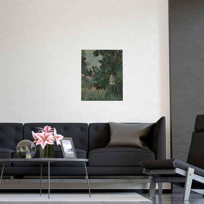 The Equatorial Jungle - Rousseau Tropical Fine Art Poster