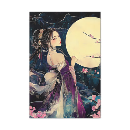 Thinking of You in the Moonlight - Fine Art Print - Wall Art on Canvas
