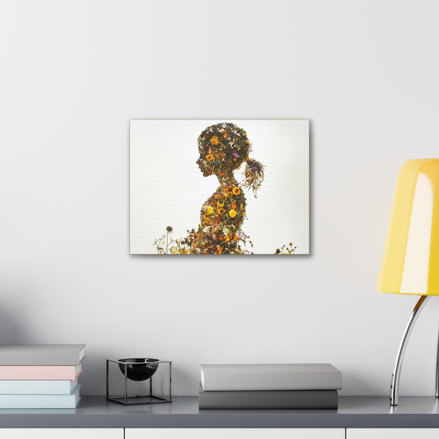 Summers Gone By - Wildflowers Fine Art Print on Canvas