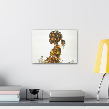 Summers Gone By - Wildflowers Fine Art Print on Canvas